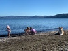 Such a warm day, cool off at the beach