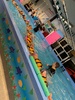 Swim school safety. Both girls are doing well at swimming, iris moves up to seahorse