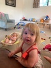 Finally we caught up nat, and properly meet molly! Just a gorgeous English rose. So tiny compared to juni.
