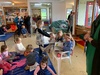 We celebrated iris & Scarlettâ€™s maanaki at playcentre this afternoon. It wa such a different farewell to kindy. More about Whanau and adults getting a chance to speak. It was lovely to see lots of old faces and the past playcentre kids. It really is a small village. Olive and freya welcomed them to their schools with a chocolate necklace and Connie and Tessa farewelled them with a book each. We sung some songs chosen by the girls in te reo and then enjoyed Kai and play.