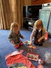 Happy birthday buni! My big 2 year old! A lovely playcentre morning followed by afternoon tea party at Nandads. The girls helped put together her playmobil boat and then proceeded to try and take play control of her present.... but she stood her ground.