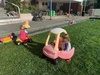 Play date with ivy, our two big two years! The Green cafe was great for kids!