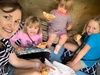 Chip butty in the treehouse for afternoon tea. Really warm!