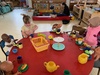 KPC: gloop fun, followed by a tea party with babies invited and finished with the lovely Lycra and singing.