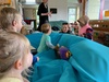 KPC: gloop fun, followed by a tea party with babies invited and finished with the lovely Lycra and singing.