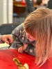 Kpc: Iris came to Monday session and the two had a lot of fun with bikes, feeding babies, dress ups and snails.