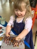 Kpc: juni got into the paint and loved it. Mystery box with music was a hit too.