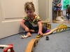 Lockdown day nine: trains and puzzles. Still happily playing