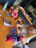 Lockdown day fifteen: Sewing fabric pants for all the bunnies... drawing pattern, choosing fabric, sewing and then playing with the box of fabric...