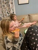 Lockdown day twenty four: Tom places dog poo bucket and tidied under carport with iris. Pizza and family movie night.