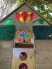 Treehouse gets an airing! With a new blackboard and ladder... afternoon tea by basket.