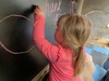 Treehouse gets an airing! With a new blackboard and ladder... afternoon tea by basket.