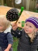 Kpc painting pine cones... which of course leads to house painting
