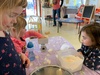 Making pizza at kpc.