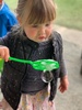 Kpc boats and bubble fun with a spot of flower picking for Kai.