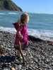 Maraka walk and searching for a driftwood door handle, Irisâ€™s bag was so heavy on the walk back... she decided next time not to collect so many rocks