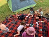 We had the grandparents visit for dinner and marshmallows on the river bed. Kids loved cooking them.