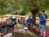 We had the grandparents visit for dinner and marshmallows on the river bed. Kids loved cooking them.
