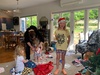 Christmas 2019! Olive for 2 potatoes, Iris 1 and juni 1 from Santa along with lots of lovely little gifts.