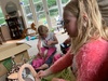 Guinea pig sitting, they are all thrilled to bits to be looking after these little cuties! Snow and Meme.