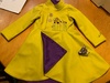 Irisâ€™s birthday coat finished! Bae the button holes...