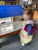 Kindy visit, and iris is still on the wall!
