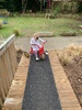 First Kindy day (mummy stayed) loved hanging with Mazie and ran around trying everything. Even enjoyed mat time.
