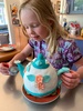 Enjoyed decorating birthday Oliâ€™s teapot with her.