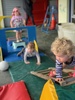 Juni got into the low obstacle course today with pippa and Edith