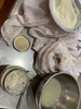 Lockdown day three: winding wool!, making Greek yoghurt and cinnamon scrolls which were delish! And starting a 300piece puzzle. It rained and it rained...