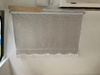We have a working roller blind! With fringe!
