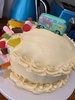 Sticky date cake with butterscotch icing for grandads birthday