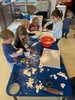 Kpc: salt dough creations! Potions, tyre swing and parachute singing.