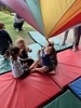 Kpc: salt dough creations! Potions, tyre swing and parachute singing.