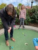 Mini golf was great fun. Juni was kept amused, so nice to do these family things now! We finished with lunch at Lâ€™artÃ© cafe.