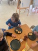 Scone mixing at playcentre