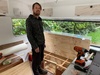 Caravan: Extra framing for the drawers