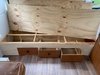 Caravan: Extra framing for the drawers