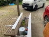 Caravan: the pull out beds get some paint and I suit up...