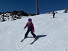 Oli and Milla skied today. High winds so only Waka was open and we took the kids down... it took a long time but Oli did it! Rangateria chair was more fun for them though.