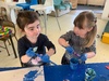 Kpc painting everything today! Juni and maisieâ€™s friendship has taken off