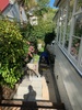 Grandad helps finish off the pavers! It only took a year to get to this point! And finally found more pavers that fit. Thanks grandad!