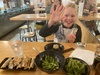 Daddy dumplings lunch with Olive.