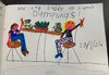Daddy dumplings lunch with Olive.