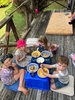 3 sides done! Nice weekend, kids had a ball playing boats and mixing potions. They loved the open space that the village has with 4 hideouts!