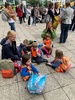 Tamariki nui at Te papa! Kai, fire drill and Pacifica pattern rubbings