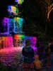 Pukekura park by night light show