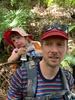Orongoronga walk to the Turere lodge. Five families, 9 kids and a dog. We only had one pack for 5 sleeping bags, food and clothes... girls carried their snacks and clothes and we did 6km within 3 hours with many stops.