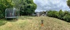 Coffee walk followed by backyard cricket. Oli got right into it.