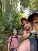 Mountain challenge 4: skyline walk. They played for over an hour at the playground. Very hot!